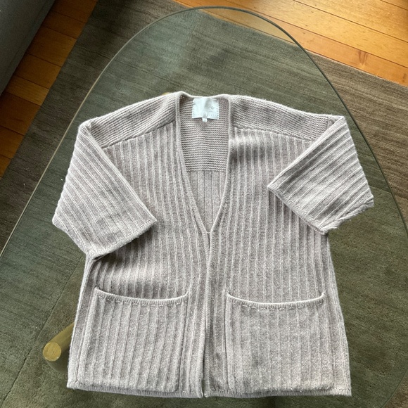 Burning Torch Chappelle Kimono Cardigan Mauve cashmere (size medium) - Picture 8 of 8